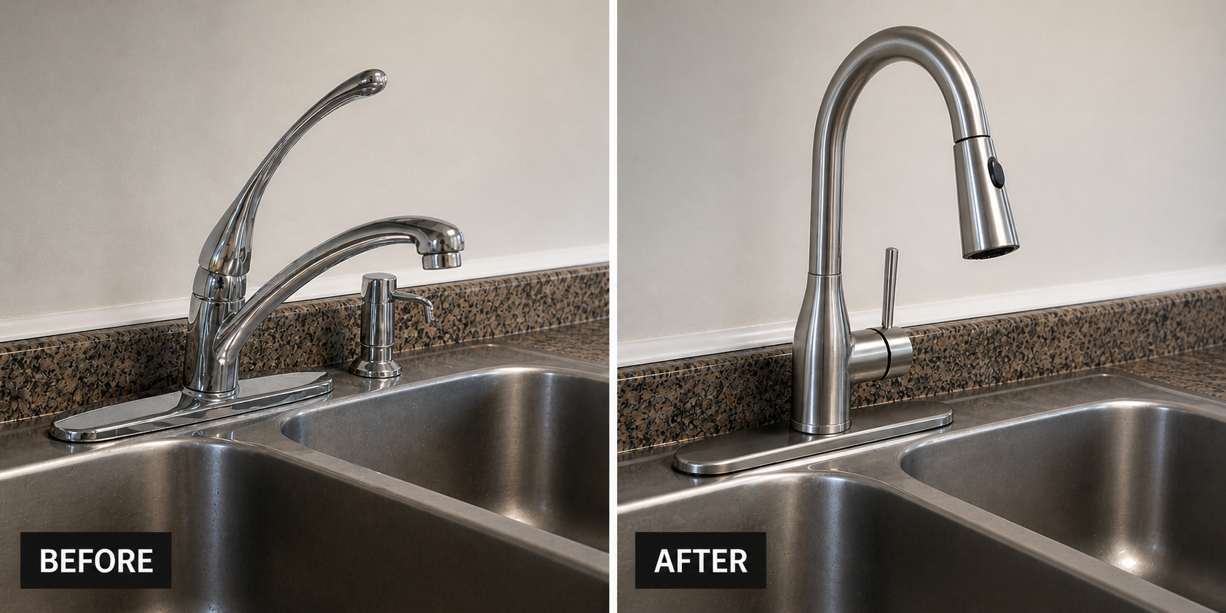Kitchen Faucet Installation